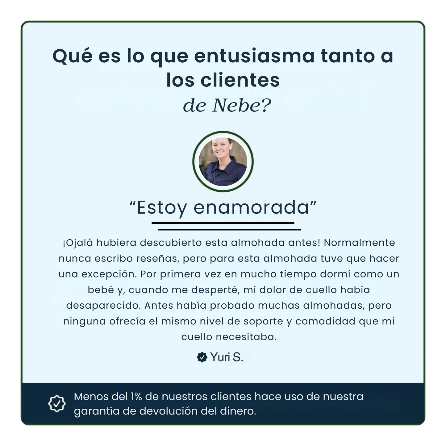 Nebe Nube 2.0 - Almohada Ergonómica Para Un Descanso Sin Dolor